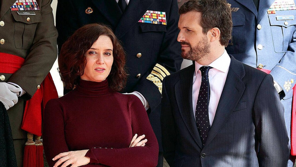 Isabel Díaz Ayuso y Pablo Casado