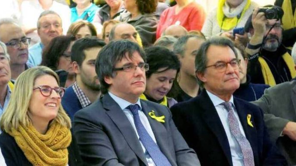Puigdemont y Artur Mas en Bruselas.