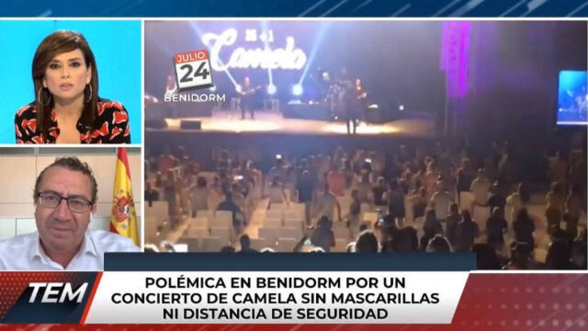 El alcalde de Benidorm, Toni Pérez, durante su participación en el programa 'Todo es mentira'