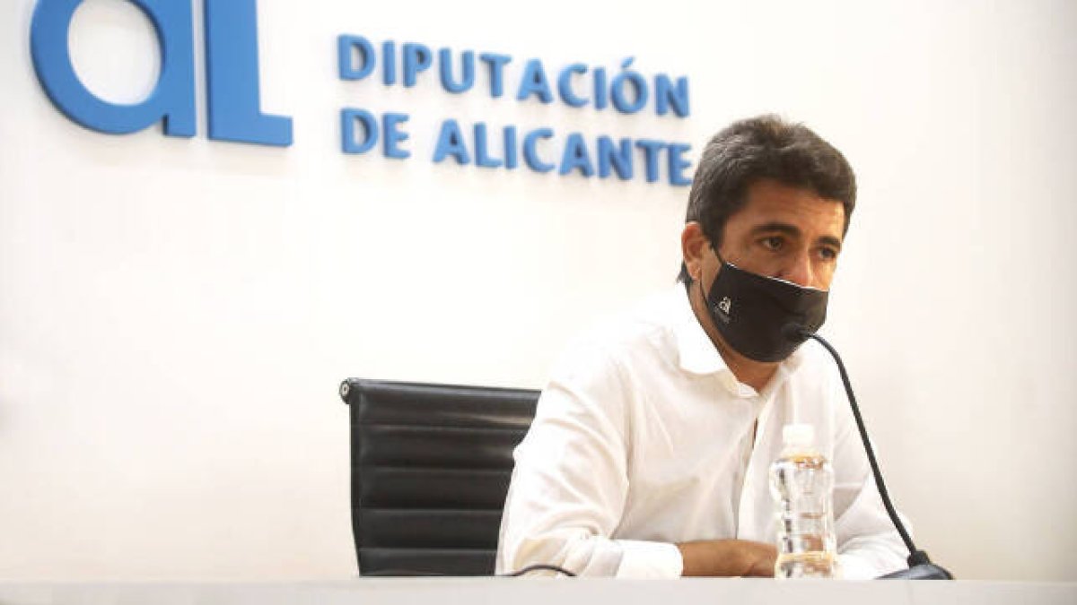 Carlos Mazón, presidente de la Diputación de Alicante