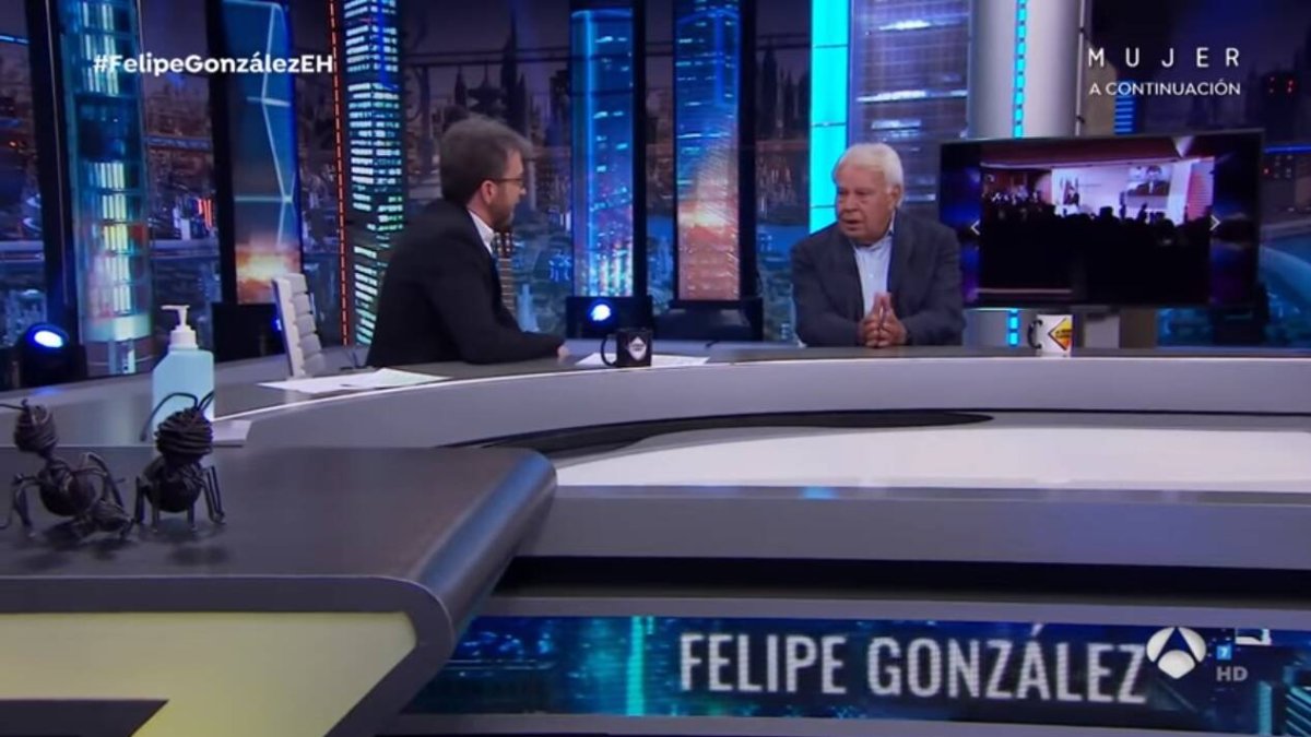 Felipe González participó esta semana en El Hormiguero