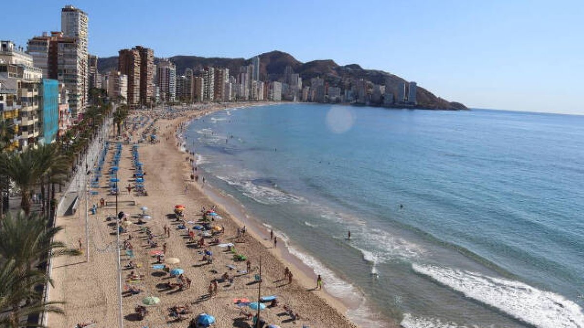 Playa de Levante de Benidorm