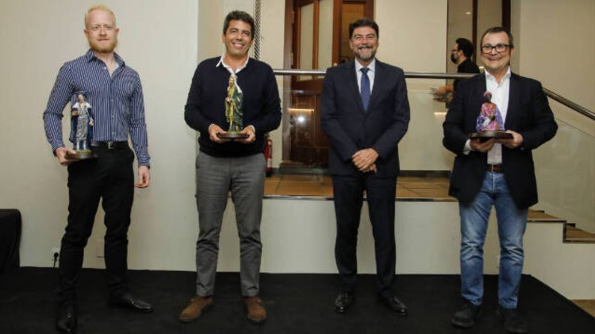 Iván Cano, Carlos Mazón y César Anca representrarán a Melchor, Gaspar y Baltasar en Alicante