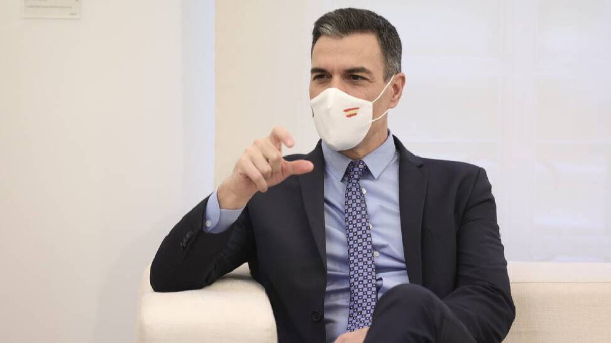 El presidente del Gobierno, Pedro Sánchez