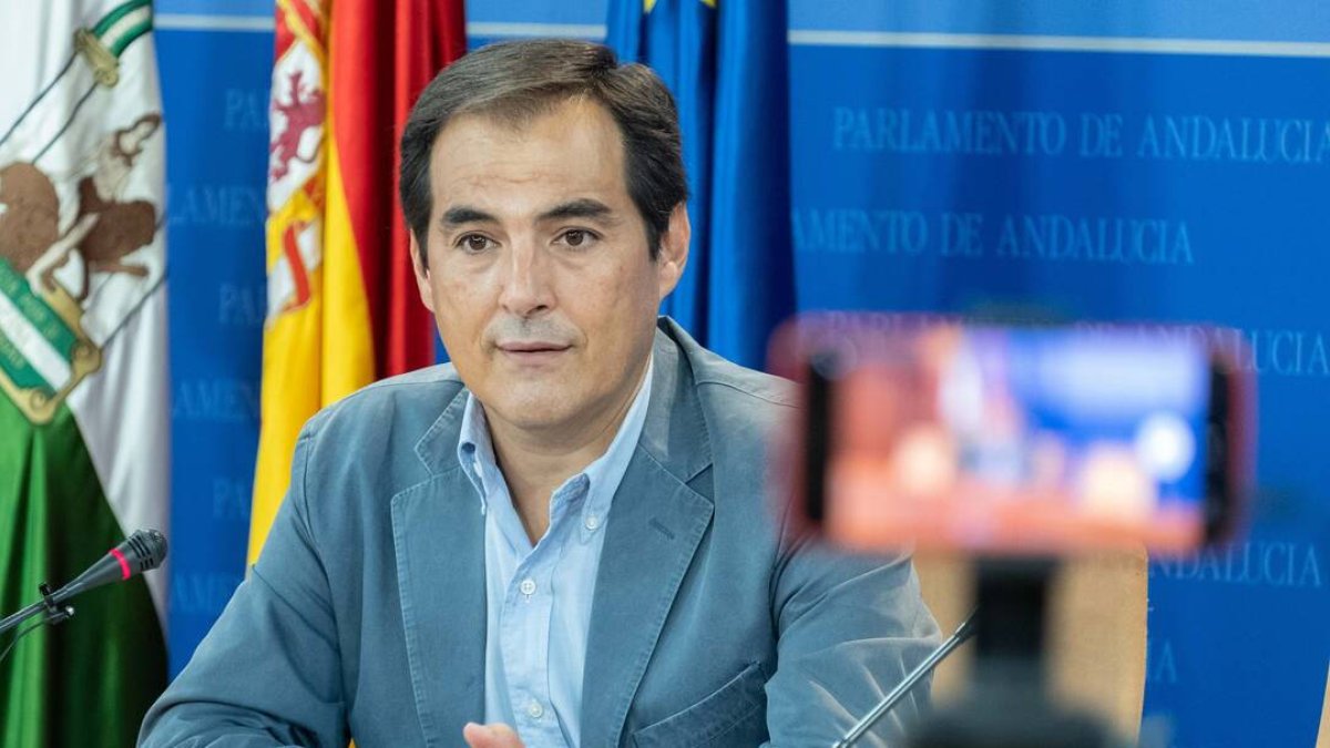 El portavoz del grupo parlamentario del PP-A, José Antonio Nieto.