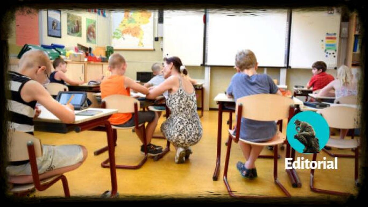 Niños en un aula