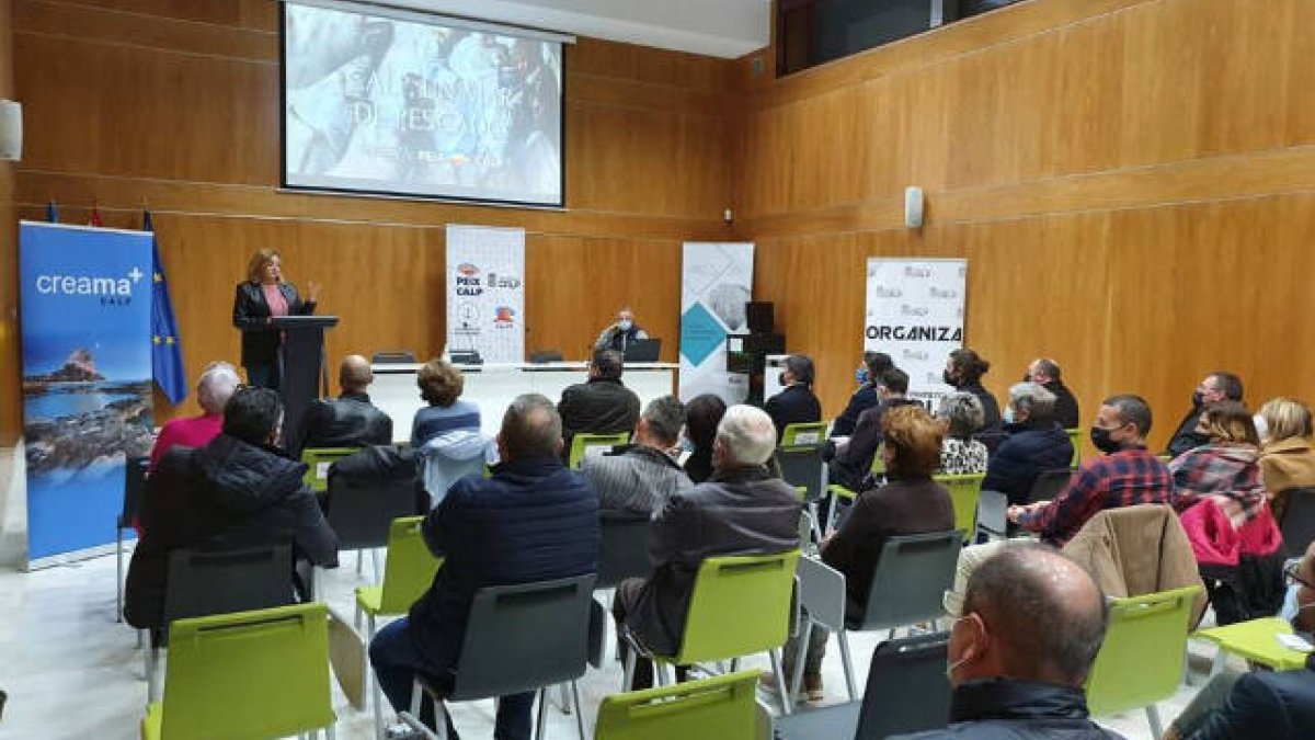 Presentación por parte de Ana Sala, alcaldesa de Calpe, del video promocional de la marca 