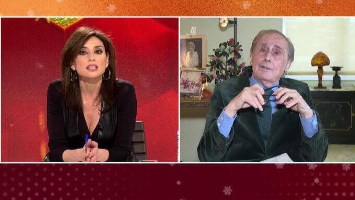 Jaime Peñafiel con Marta Flich en TEM