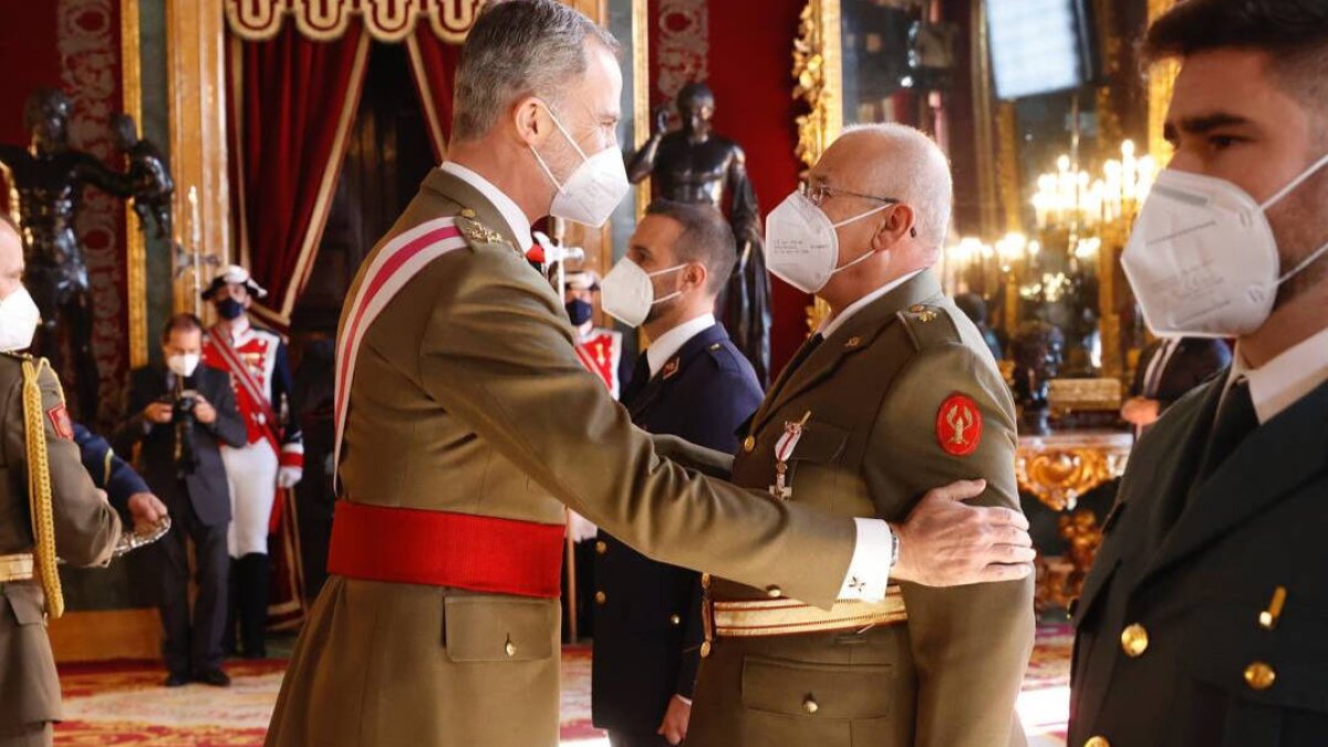 Felipe VI en el Salón del Trono del Palacio Real