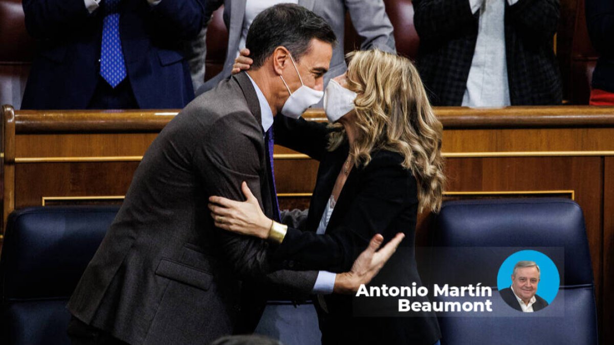 Pedro Sánchez y Yolanda Díaz