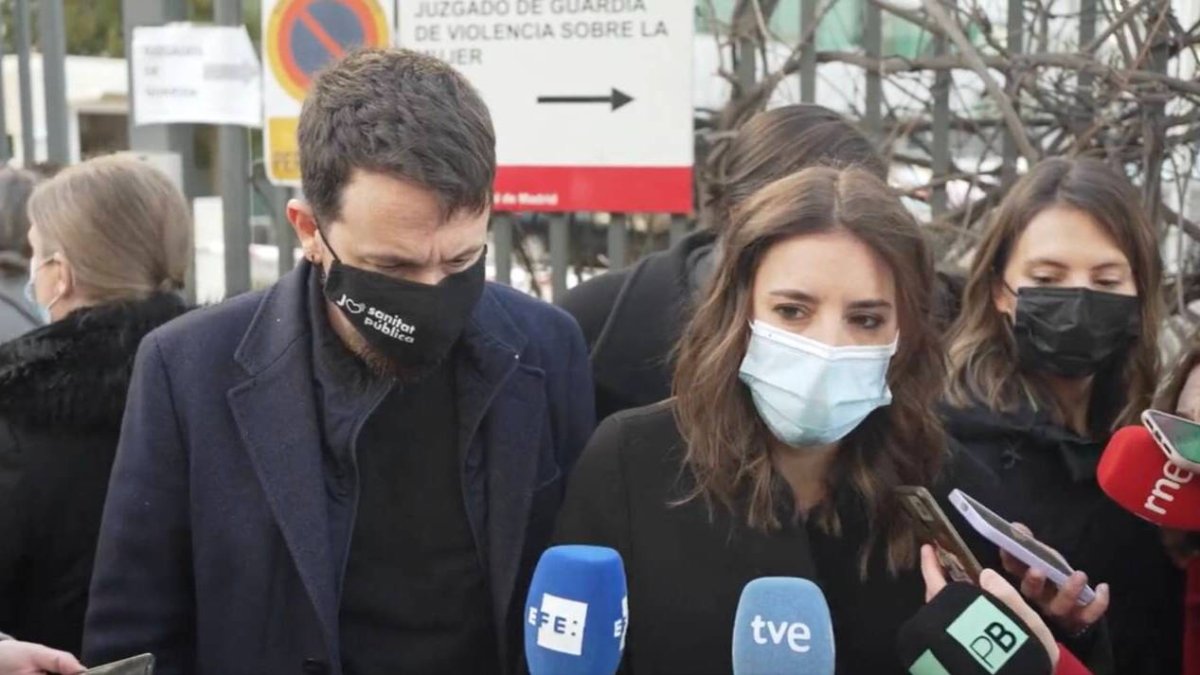 Pablo Iglesias e Irene Montero