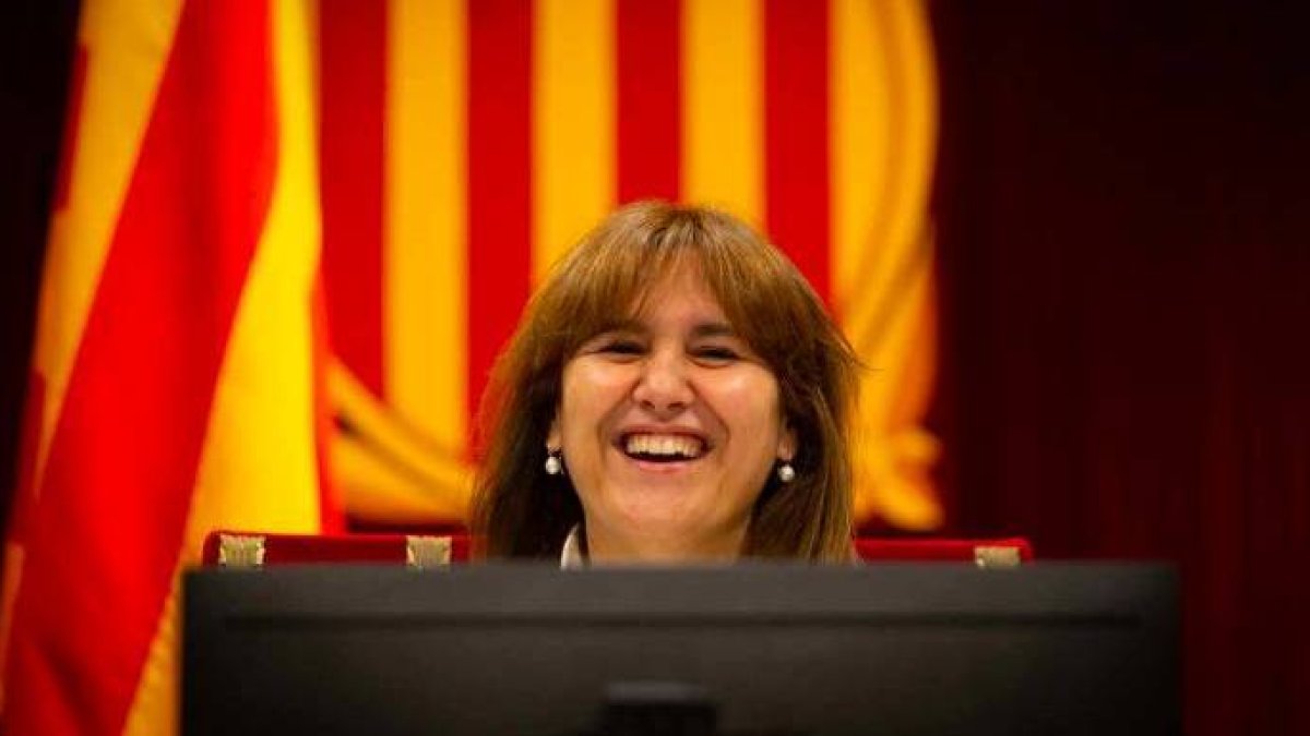 Laura Borrás, presidenta del Parlamento de Cataluña.