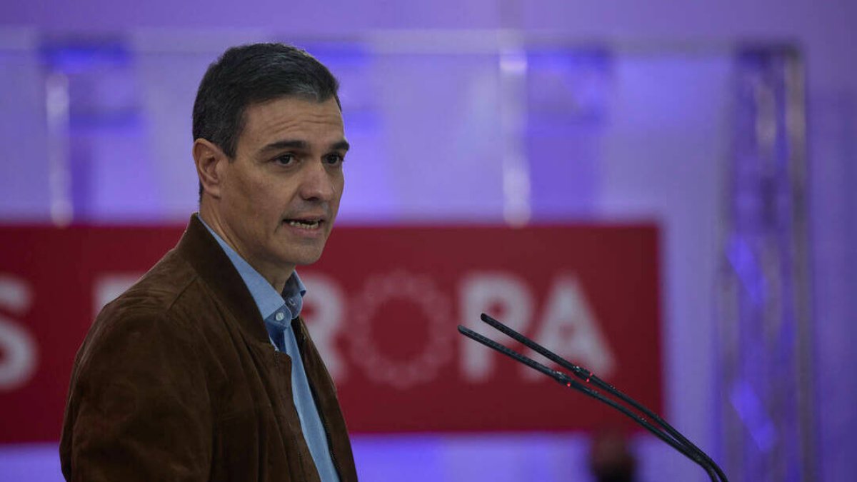 El presidente del Gobierno, Pedro Sánchez