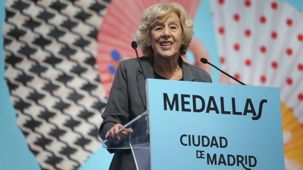 La exalcaldesa de Madrid Manuela Carmena