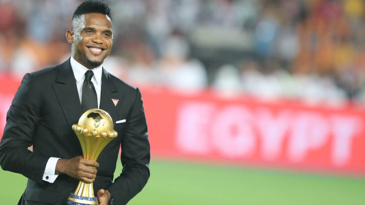 Samuel Eto'o, en una fotografía de archivo antes de la celebración de la Copa de África de 2019.