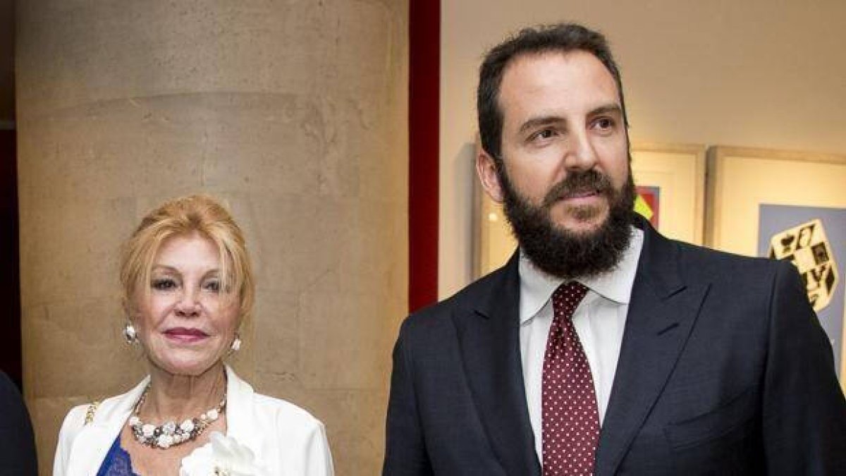 Borja Thyssen y la Baronesa Thyssen