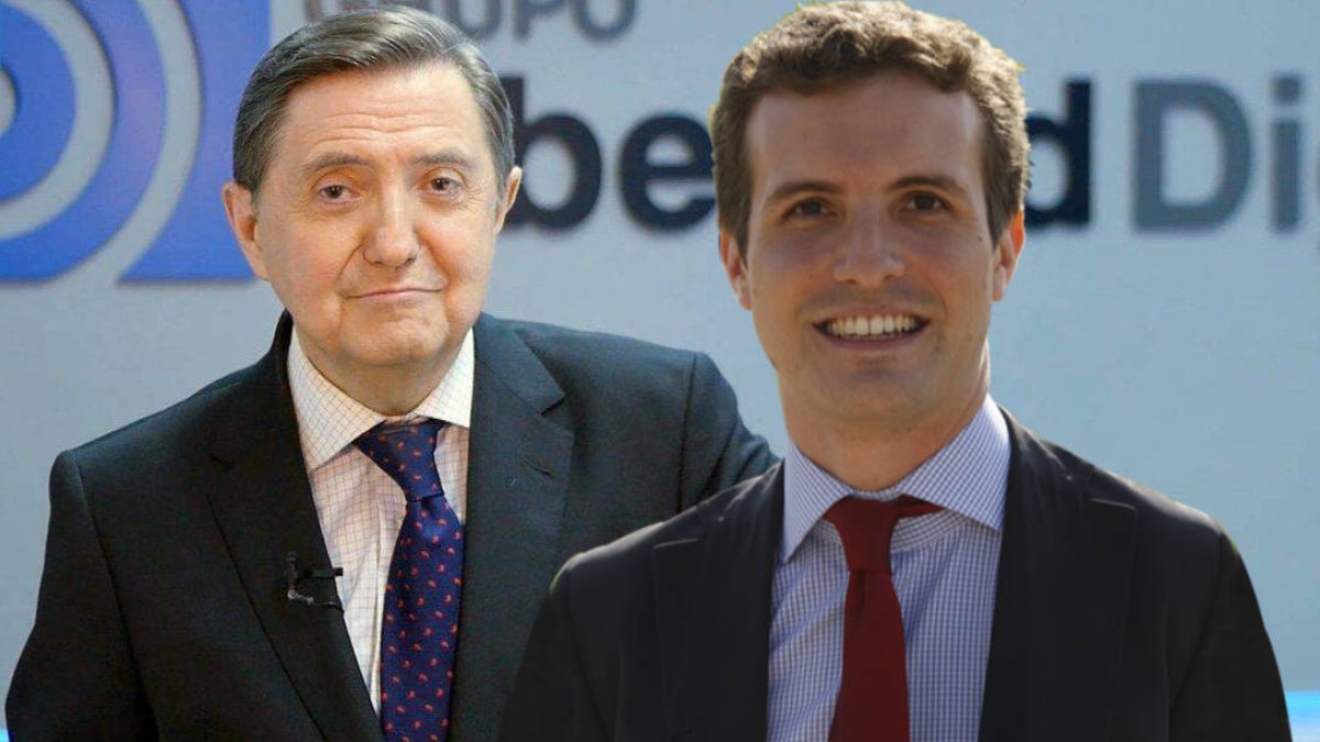 Federico Jiménez Losantos y Pablo Casado