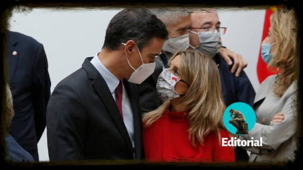 Pedro Sánchez y Yolanda Díaz