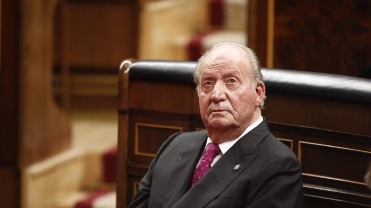 Don Juan Carlos, en el Congreso de los Diputados