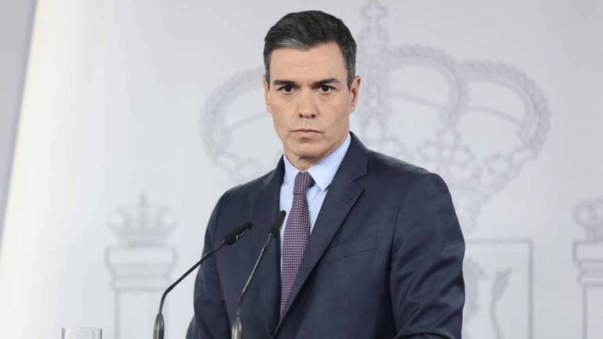 El presidente del Gobierno, Pedro Sánchez