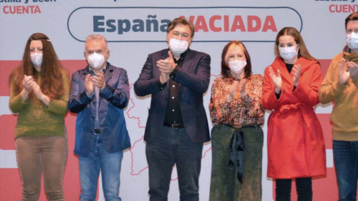 Tomás Guitarte, diputado de Teruel Existe, en la pasada campaña de Castilla y León