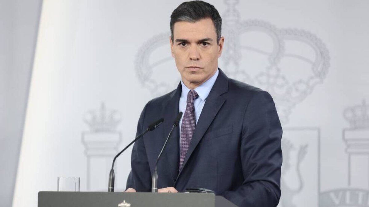 El presidente del Gobierno, Pedro Sánchez