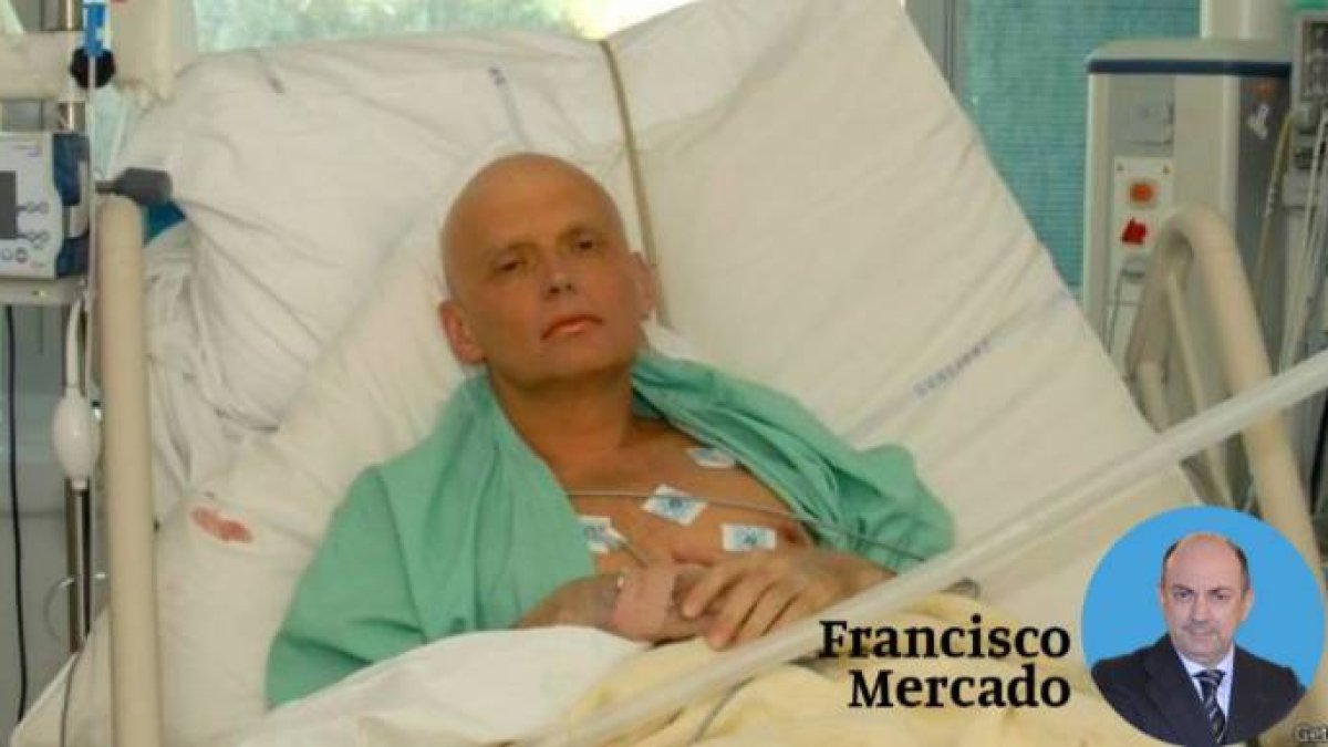 Alexander Litvinenko, en una imagen ya icónica.