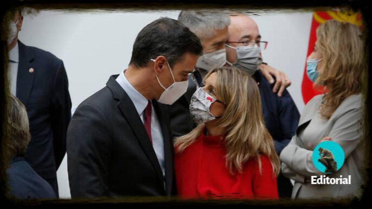 Pedro Sánchez y Yolanda Díaz