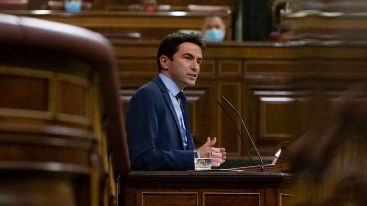 Pedro Casares, en el Congreso