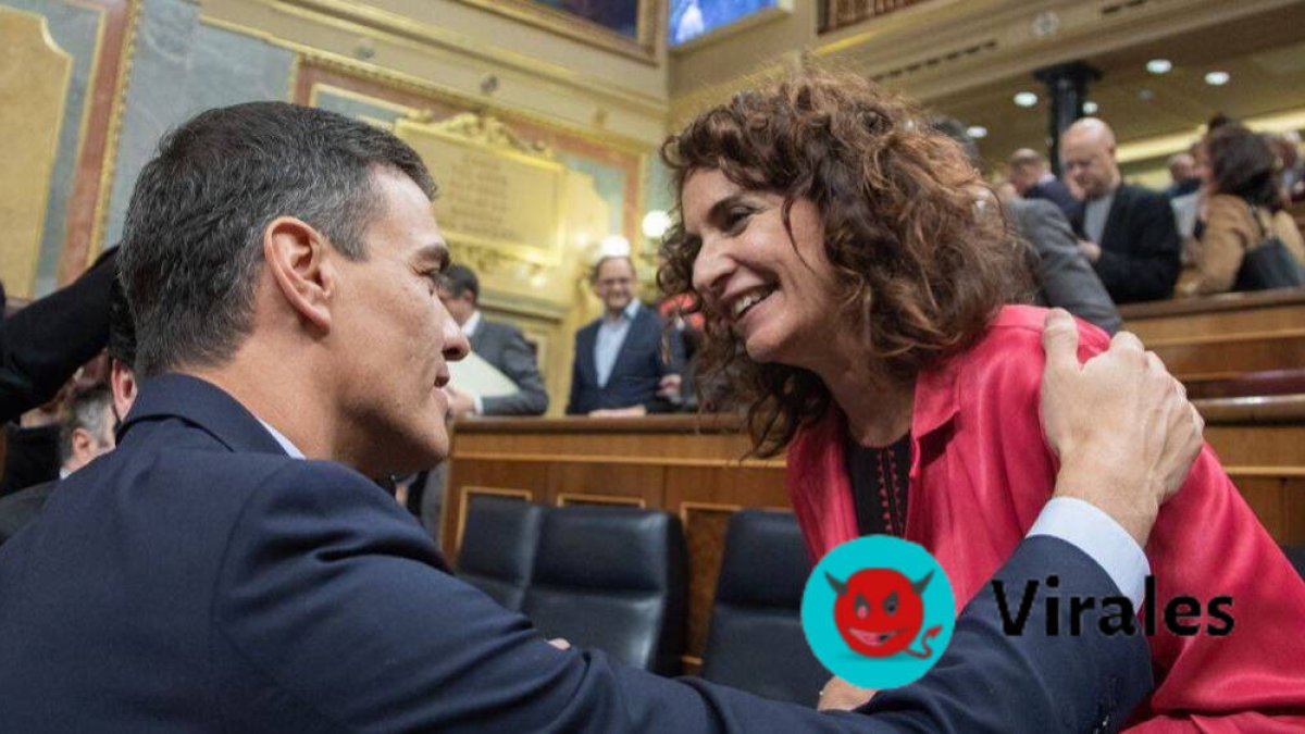 Pedro Sánchez y María Jesús Montero