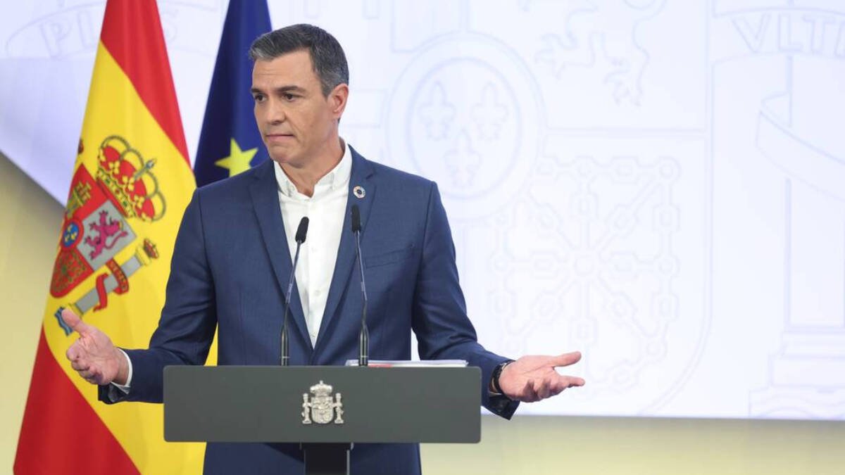 El presidente del Gobierno, Pedro Sánchez