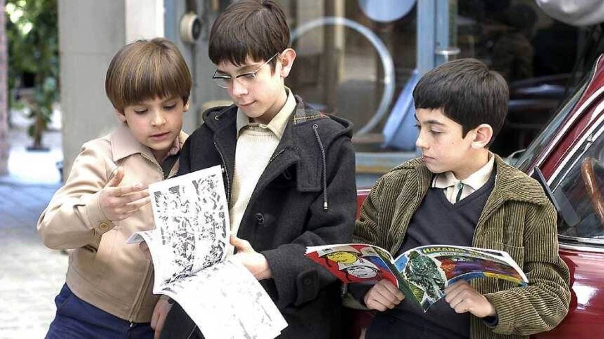 Carlitos, Luis y Josete, los niños de 'Cuéntame'.