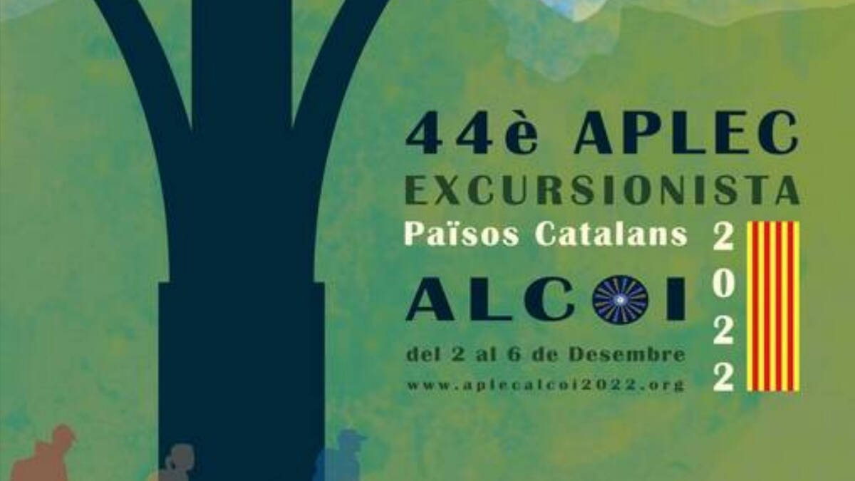 Detalle del cartel del encuentro en Alcoy