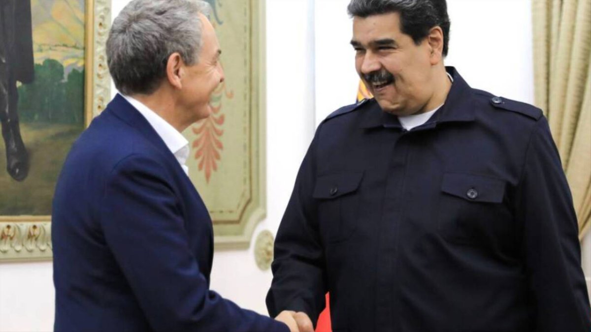 José Luis Rodríguez Zapatero y Nicolás Maduro