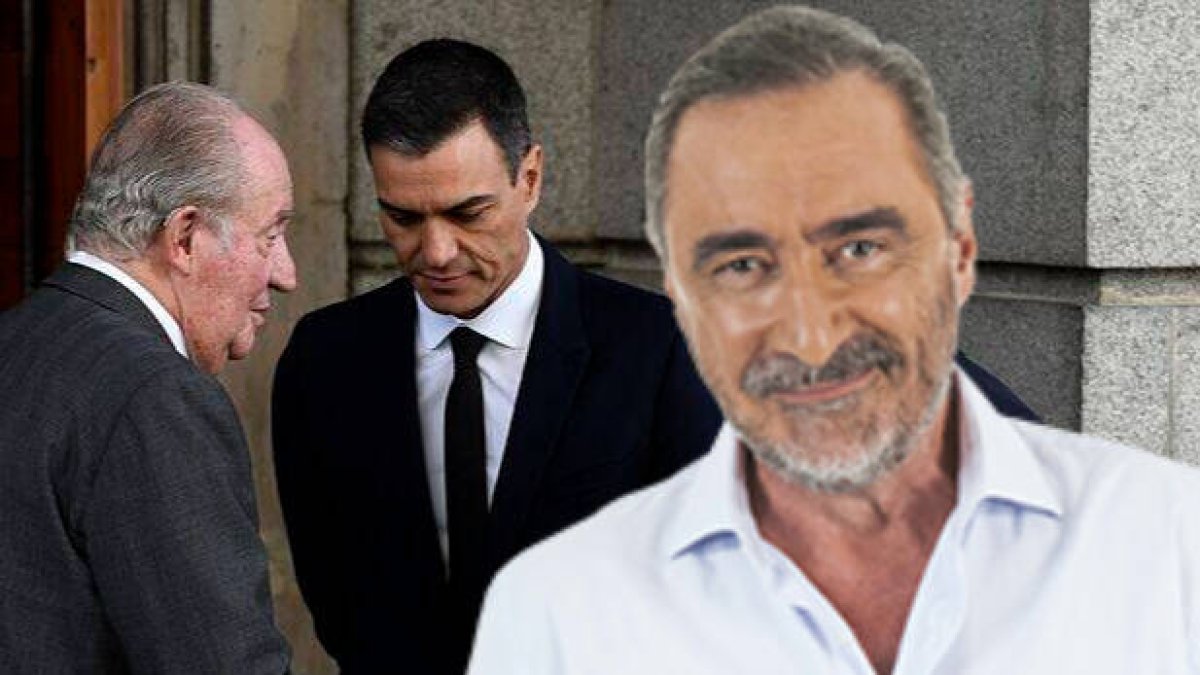 Don Juan Carlos, Pedro Sánchez y Carlos Herrera