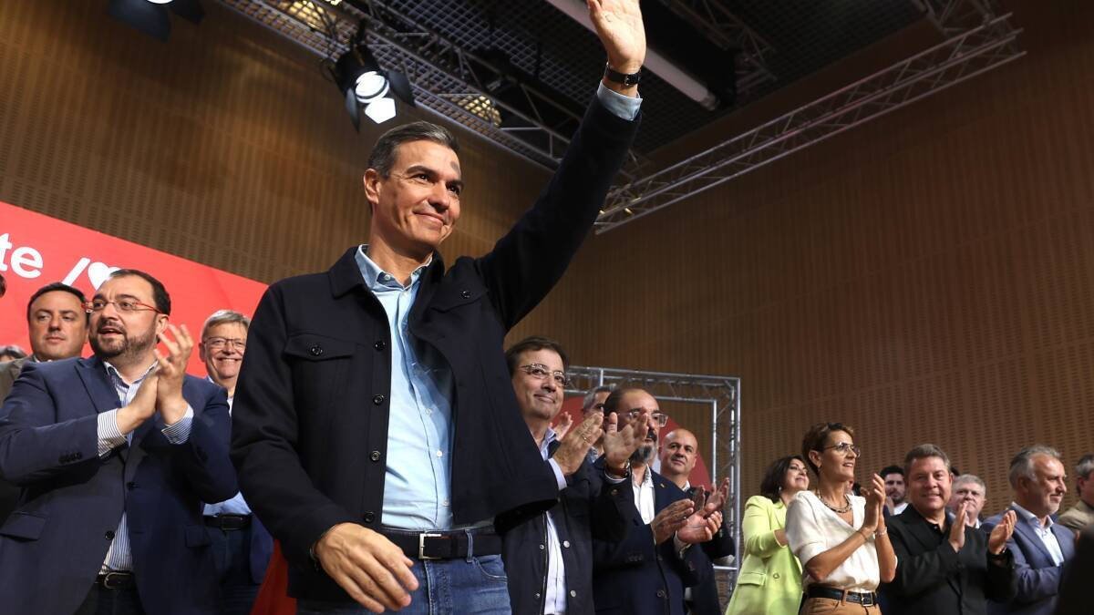 Pedro Sánchez, en su última cumbre con los barones del PSOE en septiembre.