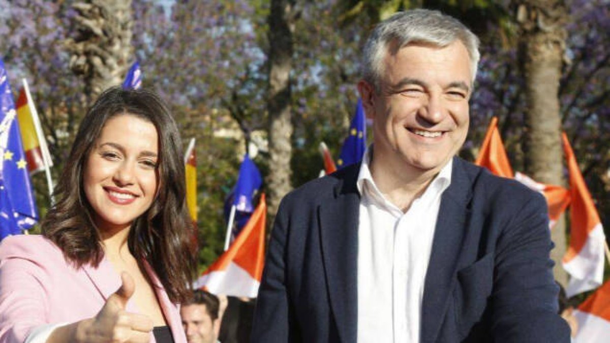 Inés Arrimadas y Luis Garicano