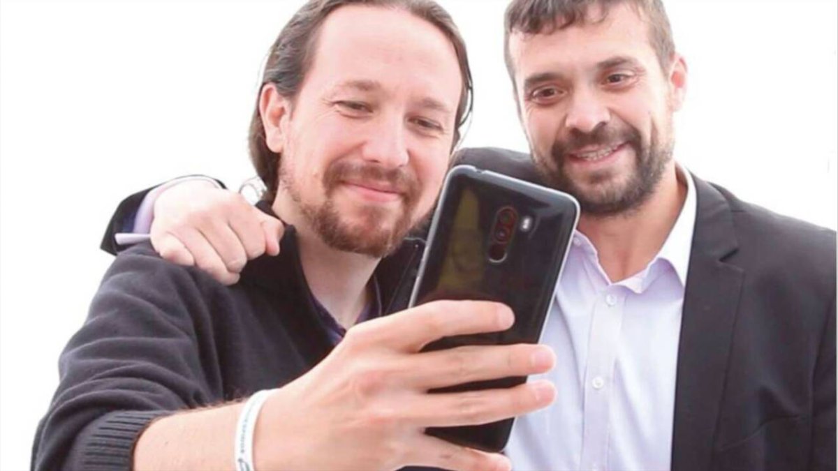 Pablo Iglesias y Jesús Santos