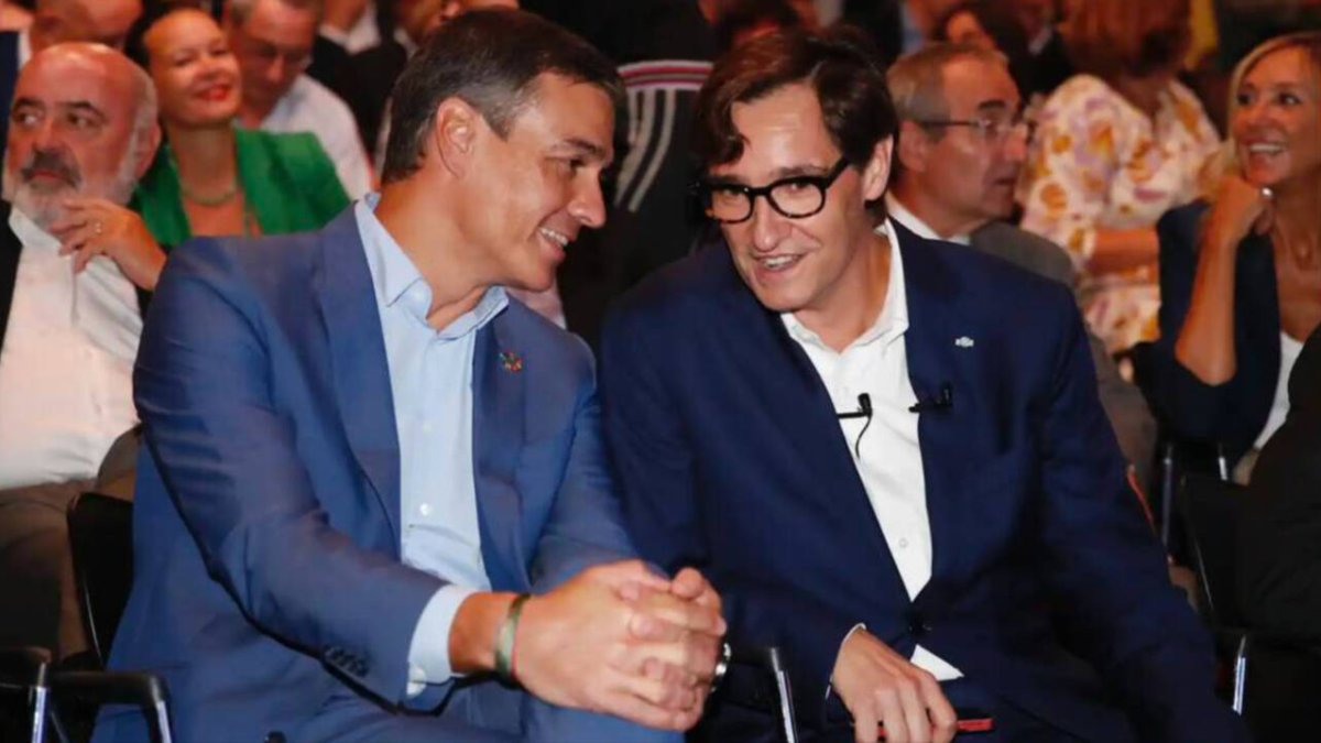 Pedro Sánchez y Salvador Illa