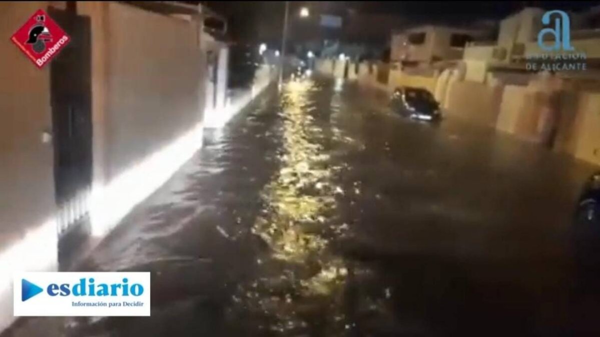 Inundaciones en Alicante.