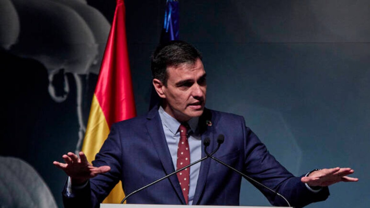 El presidente del Gobierno, Pedro Sánchez