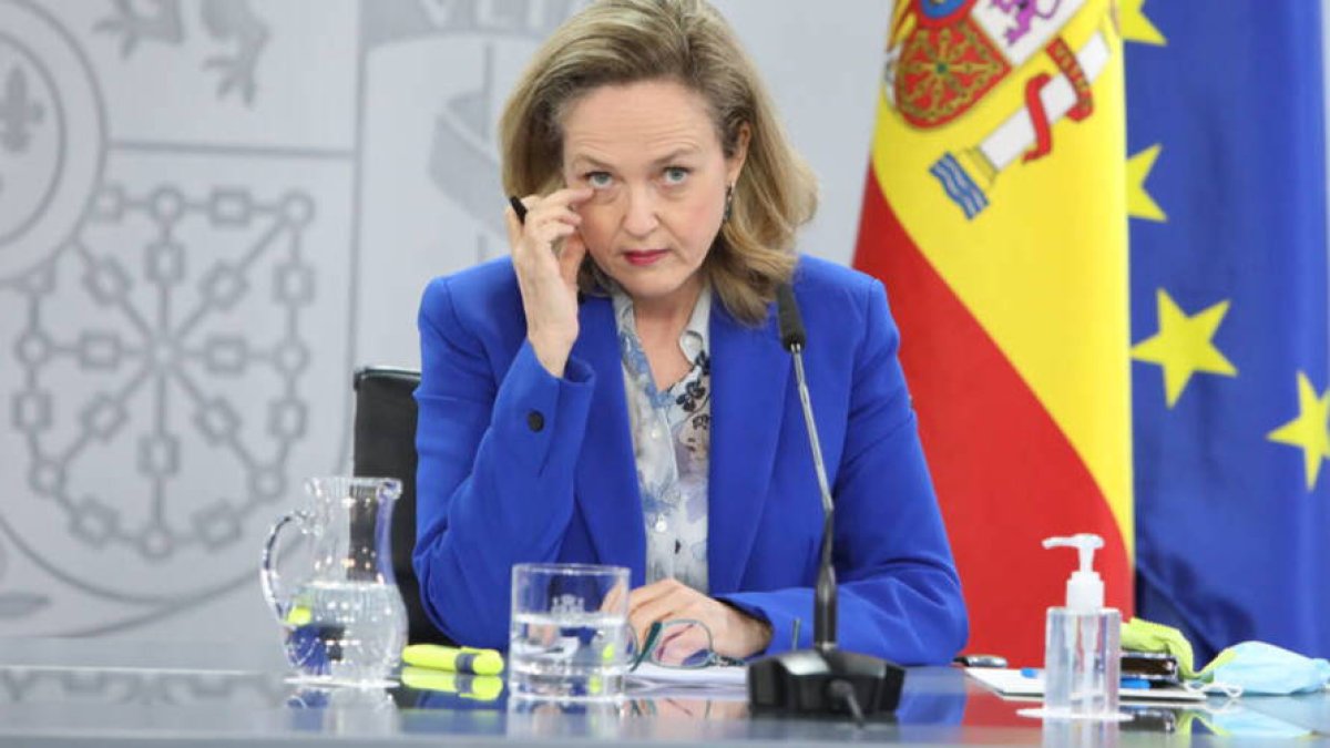 La vicepresidenta Nadia Calviño