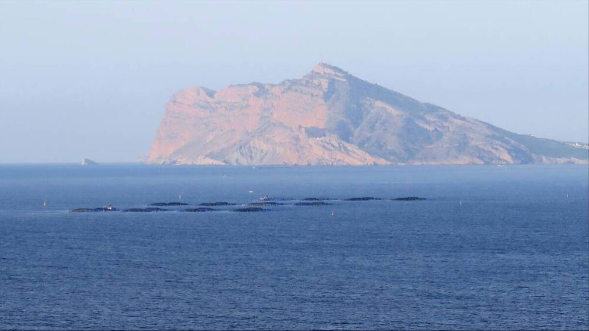 La piscifactoría pretende ampliar de 12 a 45 jaulas frente al peñón