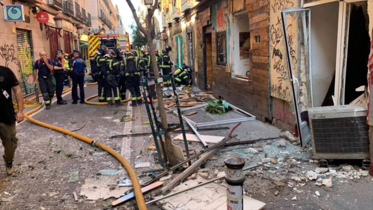 Edificio donde se produjo la explosión