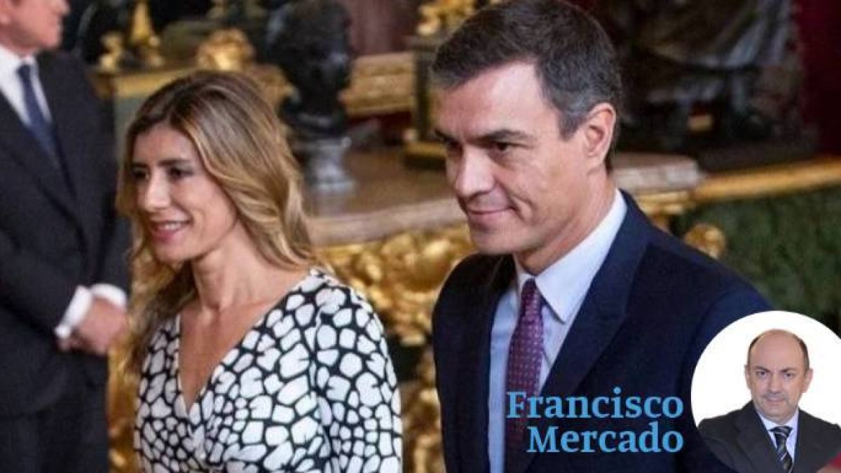 Pedro Sánchez y Begoña Gómez.