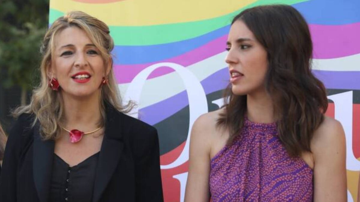 Yolanda Díaz e Irene Montero