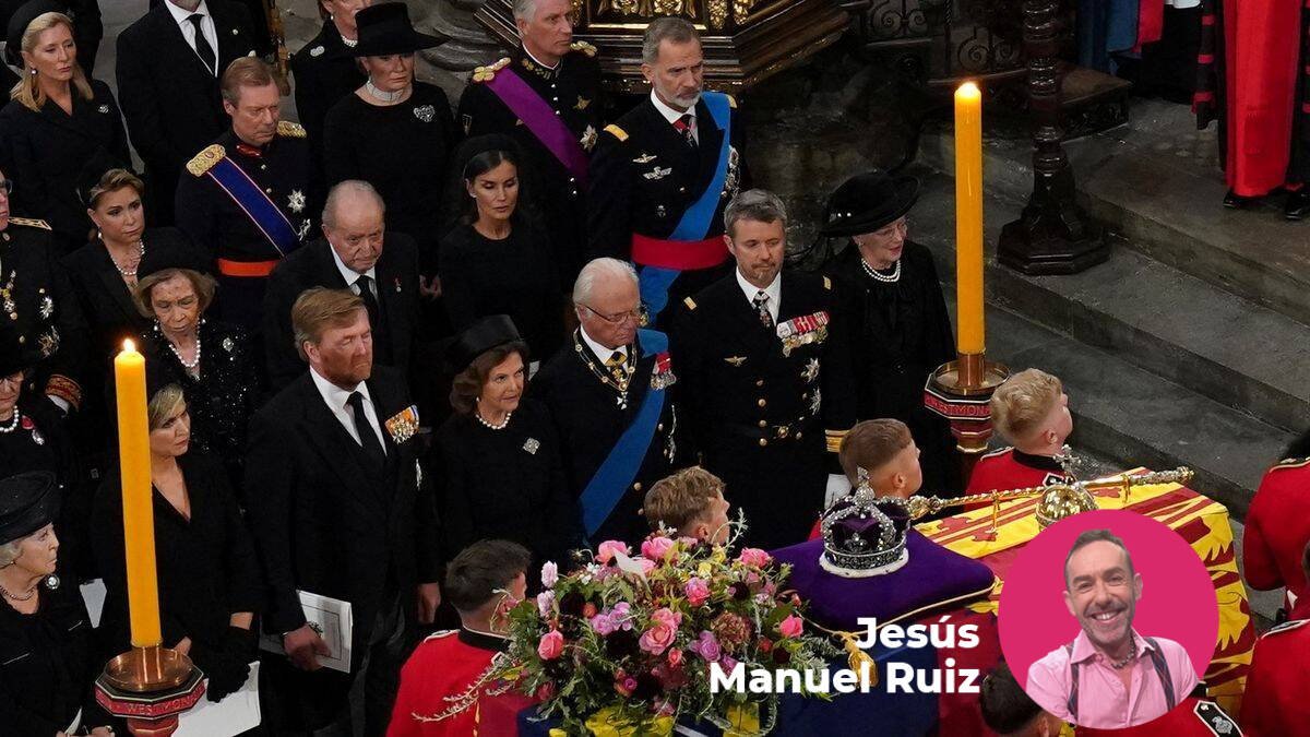 El funeral de la reina Isabel II unió a todas las familias reales, incluida la española.