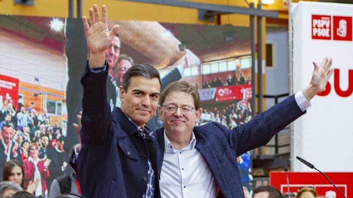 Pedro Sánchez y Ximo Puig.