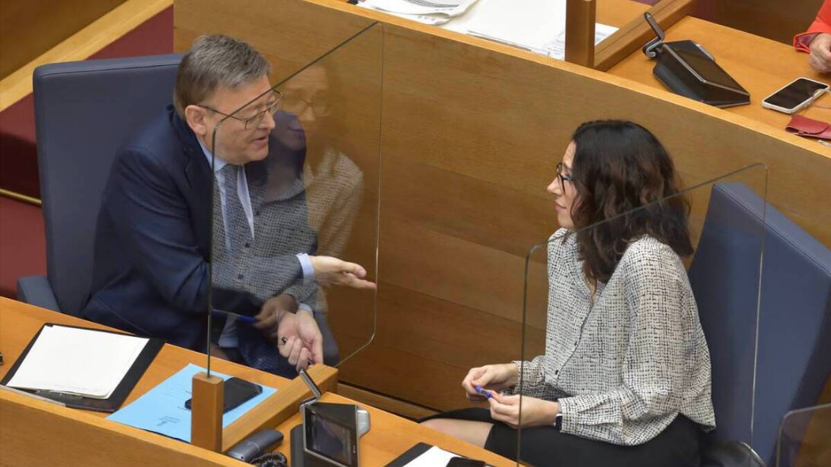 Ximo Puig y su vicepresidenta, Aitana Mas