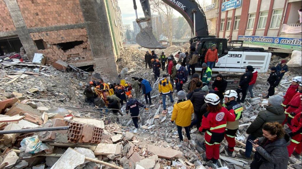 Los bomberos de Alicante en Turquía.